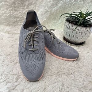 Cole Haan W11512 2.Zerogrand‎ Stitchlite Ironstone Knit Sneakers Shoes Size 8 B